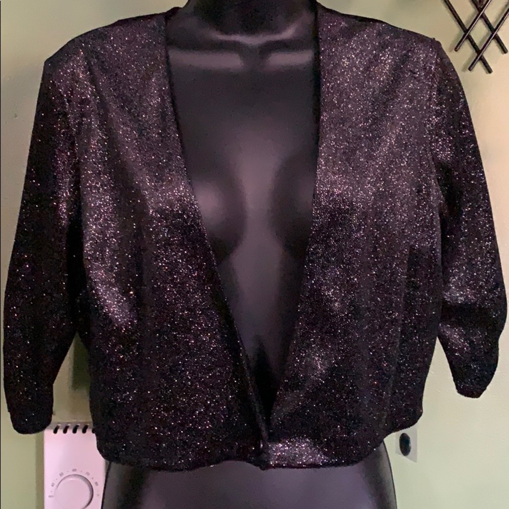 Perceptions Petite Cropped Sweater - image 1